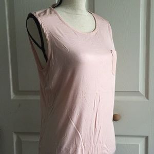Calvin Klein sleeveless peach top